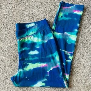 💜3/$30 Candy Couture Love Plus 2X Colourful Workout Leggings Tights Loungewear